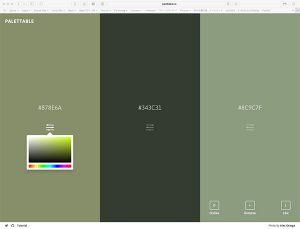 好みの配色を画面で作ることができるサイト