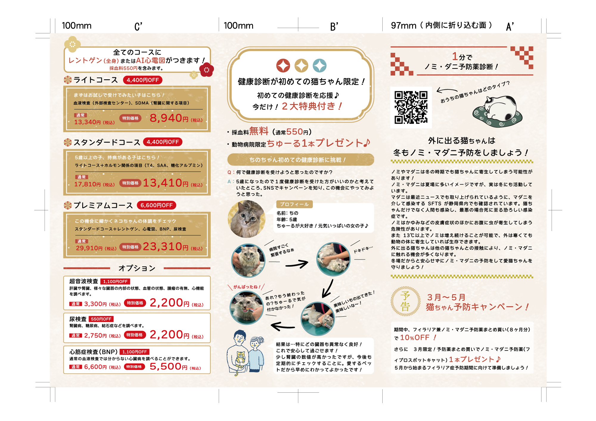 オーシャン動物病院 様リーフレット